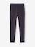 Lot de 2 leggings fille Basics anthracite+écru+gris chiné+noir+lot gris anthracite + bleu mar 3 - vertbaudet enfant 