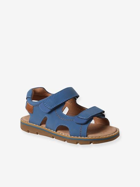 Sandales scratchées enfant collection maternelle bleu 1 - vertbaudet enfant 