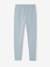 Lot de 2 leggings fille Basics anthracite+écru+gris chiné+noir+lot gris anthracite + bleu mar 2 - vertbaudet enfant 