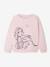 Sweat Disney La Reine des Neiges lilas poudré 1 - vertbaudet enfant 