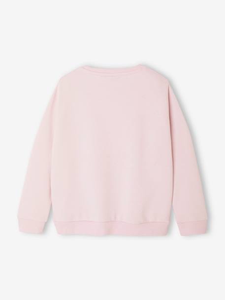 Sweat Disney La Reine des Neiges lilas poudré 2 - vertbaudet enfant 