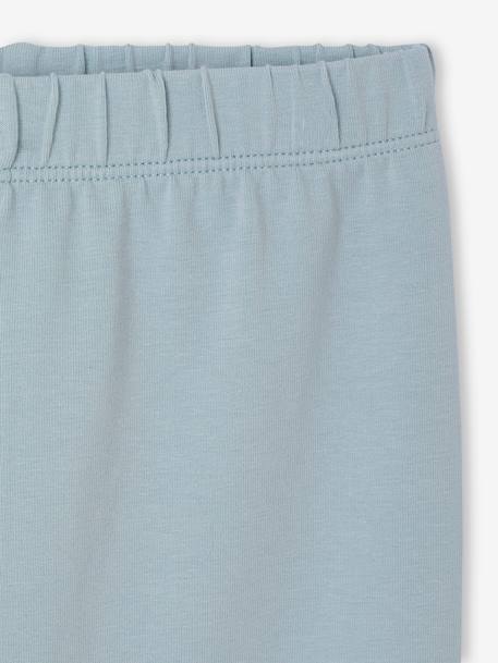 Lot de 2 leggings fille Basics anthracite+écru+gris chiné+noir+lot gris anthracite + bleu mar 5 - vertbaudet enfant 
