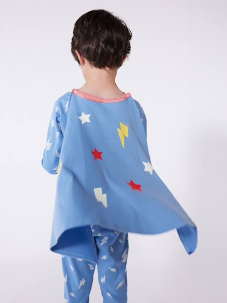 Pyjama déguisement super héros/ héroïne mixte bleu 6 - vertbaudet enfant 