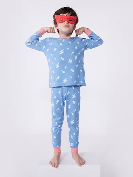 Pyjama déguisement super héros/ héroïne mixte bleu 2 - vertbaudet enfant 