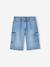 Bermuda skateur denim bleached+denim gris 3 - vertbaudet enfant 