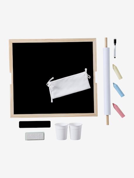 Tableau 5 en 1 en bois FSC® blanc 10 - vertbaudet enfant 