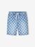 Bermuda motif damier forme loose denim bleached 3 - vertbaudet enfant 