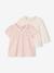 Lot de 2 T-Shirts naissance rose pâle 1 - vertbaudet enfant 