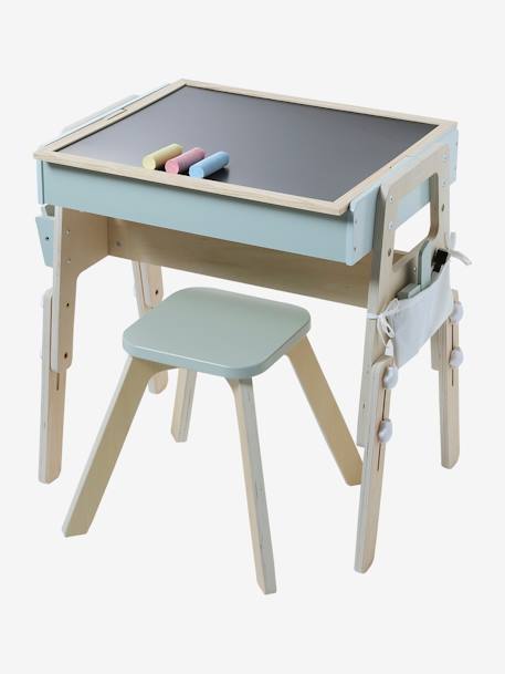 Tableau 5 en 1 en bois FSC® blanc 6 - vertbaudet enfant 