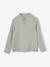 Chemise en gaze de coton personnalisable garçon manches retroussables Bleu moyen+bleu pétrole+écru+vert+vert d'eau 32 - vertbaudet enfant 