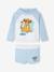 Ensemble de bain bébé Simba T-shirt anti-UV + boxer Disney Roi Lion bleu ciel 1 - vertbaudet enfant 