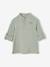 Chemise en gaze de coton personnalisable garçon manches retroussables Bleu moyen+bleu pétrole+écru+vert+vert d'eau 33 - vertbaudet enfant 