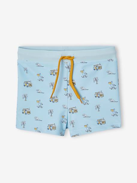 Boxer de bain « Surf » garçon Bleu ciel imprimé 2 - vertbaudet enfant 