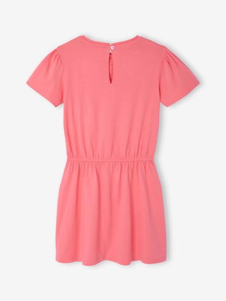 Robe détail en macramé fille rose+vert 2 - vertbaudet enfant 