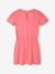 Robe détail en macramé fille rose+vert 2 - vertbaudet enfant 