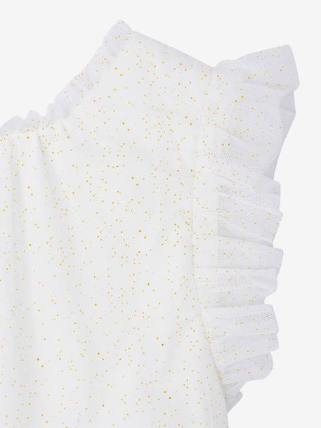 Robe de cérémonie en tulle fille blanc 3 - vertbaudet enfant 