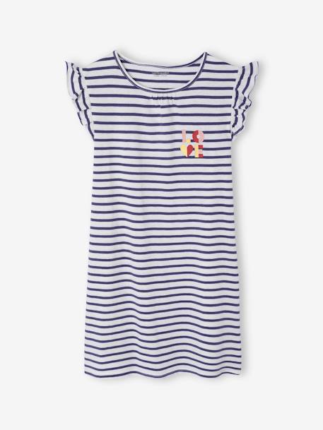 Lot de 2 chemise de nuit fille marine 2 - vertbaudet enfant 