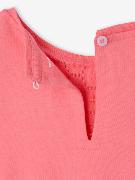 Robe détail en macramé fille rose+vert 4 - vertbaudet enfant 