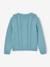 Gilet à collerette fille bleu ciel 2 - vertbaudet enfant 