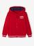 Sweat garçon zippé à capuche sport marine+rouge 4 - vertbaudet enfant 
