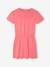 Robe détail en macramé fille rose+vert 1 - vertbaudet enfant 
