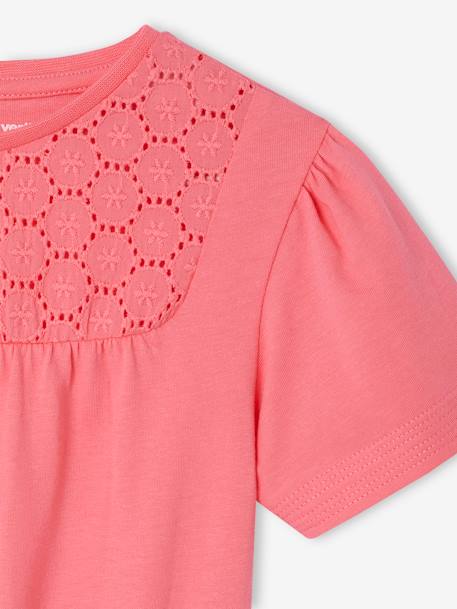 Robe détail en macramé fille rose+vert 3 - vertbaudet enfant 