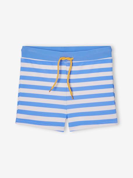 Ensemble de bain garçon T-shirt anti-UV + shorty Ecru/bleu 4 - vertbaudet enfant 