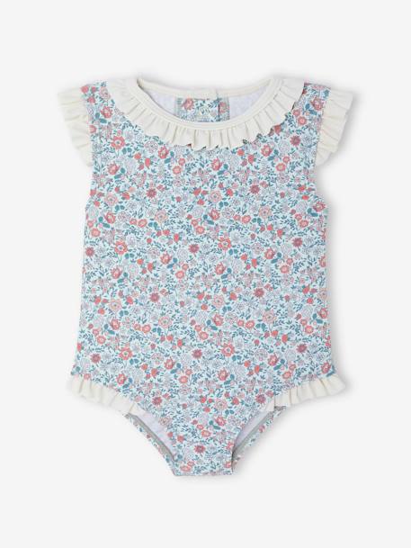Maillot de bain bébé fille 1 pièce ouverture dos Imprimé 1 - vertbaudet enfant 