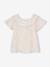 Blouse de cérémonie fleurie en gaze de coton fille rose imprimé 1 - vertbaudet enfant 
