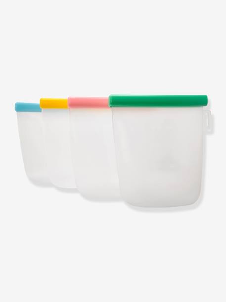 Sachets de conservation réutilisable transparent 1 - vertbaudet enfant 
