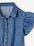 Blouse en denim avec nouette fille bleu moyen 3 - vertbaudet enfant 