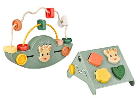 Coffret mes 1ers jouets à manipuler Sophie la Girafe - VULLI multicolore 4 - vertbaudet enfant 