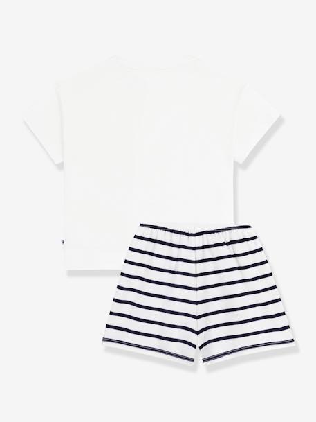 Pyjama short enfant imprimé coeur marine 3 - vertbaudet enfant 