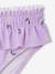 Maillot de bain fille 2 pièces haut smocké et volanté bas volanté lilas imprimé 4 - vertbaudet enfant 
