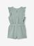 Combishort fille gaze de coton à volants écru+vert sauge 6 - vertbaudet enfant 
