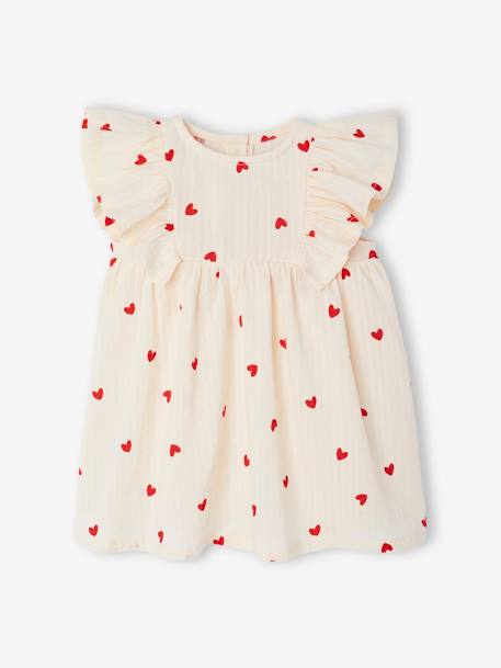 Robe bébé en seersucker carreaux vert+vanille 7 - vertbaudet enfant 