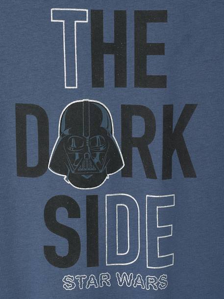 Tee-shirt Star Wars The Dark Side motif avec détails holographiques indigo 3 - vertbaudet enfant 