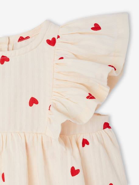 Robe bébé en seersucker carreaux vert+vanille 9 - vertbaudet enfant 
