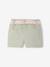 Short bébé fille paperbag avec ceinture imprimée rose+vert de gris 5 - vertbaudet enfant 