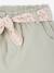 Short bébé fille paperbag avec ceinture imprimée rose+vert de gris 6 - vertbaudet enfant 