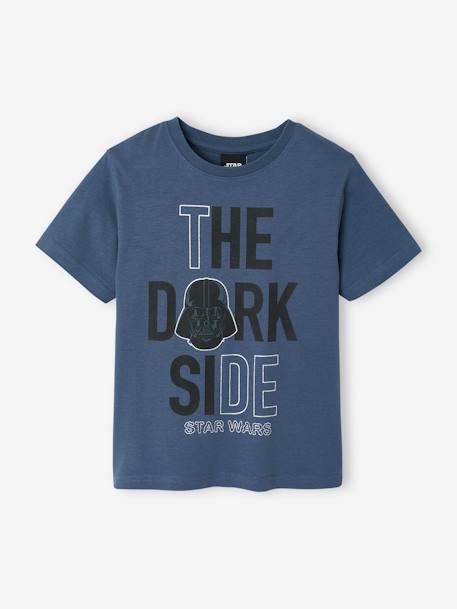 Tee-shirt Star Wars The Dark Side motif avec détails holographiques indigo 1 - vertbaudet enfant 