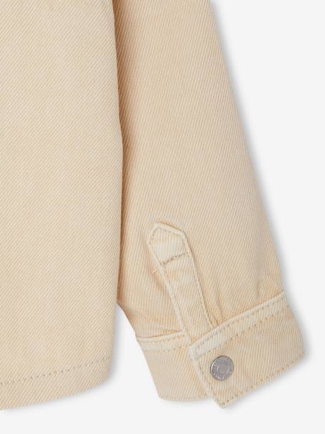 Surchemise bébé pressionnée sable+taupe 7 - vertbaudet enfant 