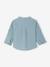 Chemise manches retroussables bébé bleu grisé+ocre 3 - vertbaudet enfant 