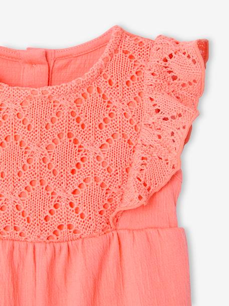 Combishort bi-matière bébé corail 3 - vertbaudet enfant 