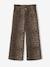 Pantalon fille large imprimé Fleurs multicolore+Léopard beige+vanille+Zébré chocolat 6 - vertbaudet enfant 