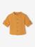 Chemise manches retroussables bébé bleu grisé+ocre 6 - vertbaudet enfant 