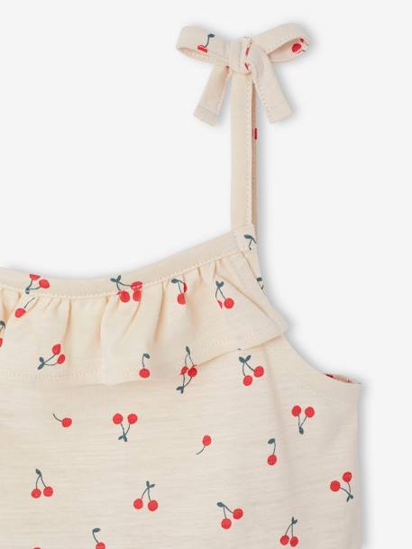 Lot de 2 robes fille à bretelles marine+vert sauge 4 - vertbaudet enfant 