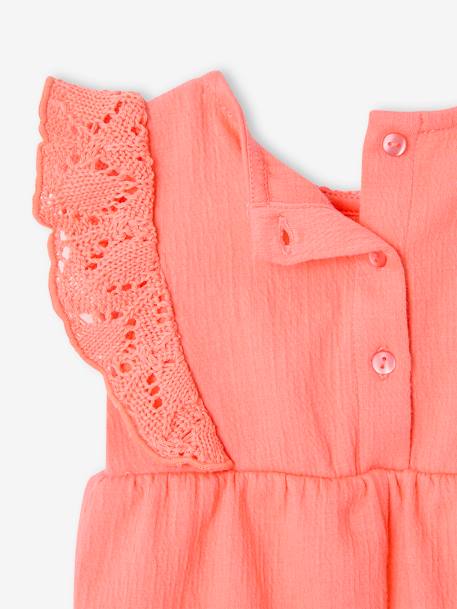 Combishort bi-matière bébé corail 5 - vertbaudet enfant 