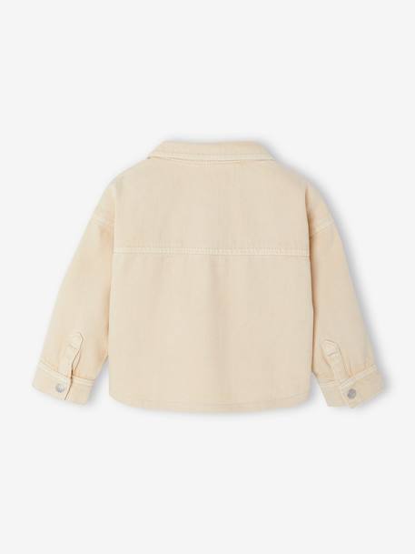 Surchemise bébé pressionnée sable+taupe 4 - vertbaudet enfant 