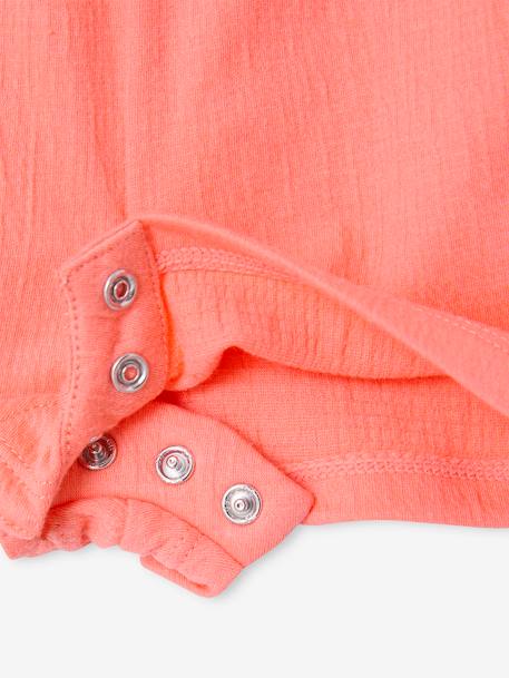 Combishort bi-matière bébé corail 4 - vertbaudet enfant 